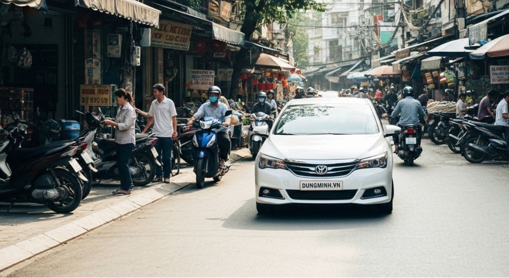 Xe ghép Hà Nội Hải Phòng sau sáp nhập Mới Nhất giá từ 150k 18 Mot vai hinh anh Xe ghep Ha Noi di Hai Phong 4 cho nho gon di chuyen tren con pho cho nho hep