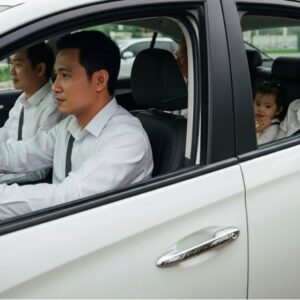 Xe ghep Ha Noi di Mong Cai su dung xe gia dinh 4–7 cho khong gian thoai mai phu hop cho nguoi di cong tac giao dich va gia dinh co tre nho di cung